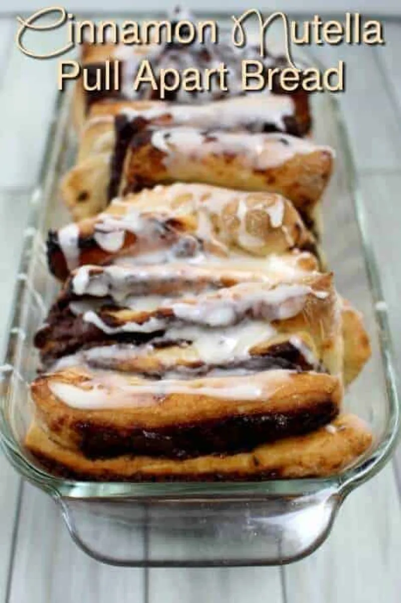 Cinnamon Nutella Pull Apart Bread