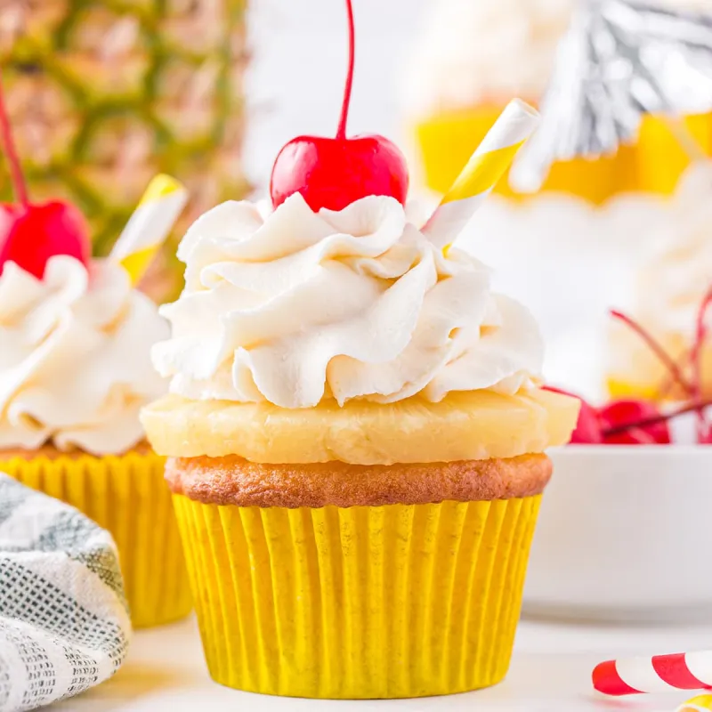 Pina Colada Cupcakes