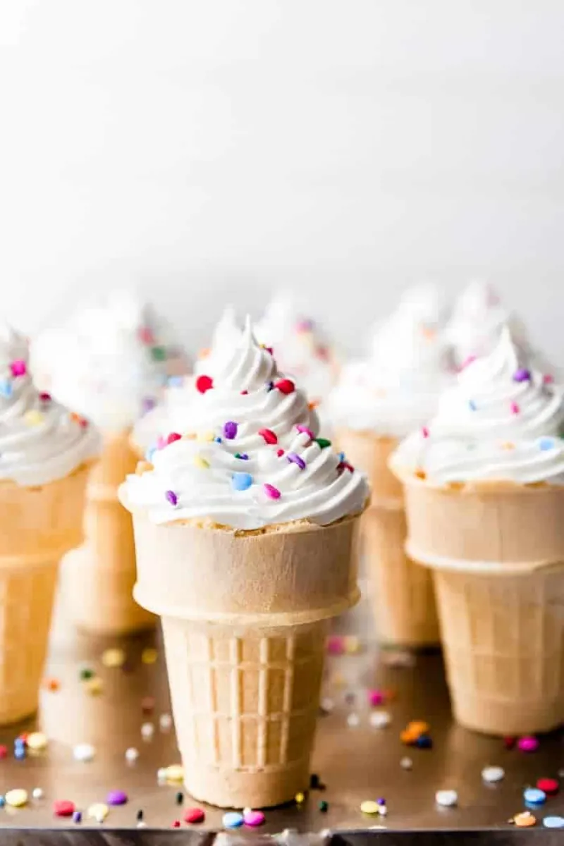 Ice Cream Cone Cupcakes