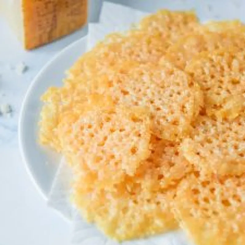 How to Make Baked Parmesan Crisps