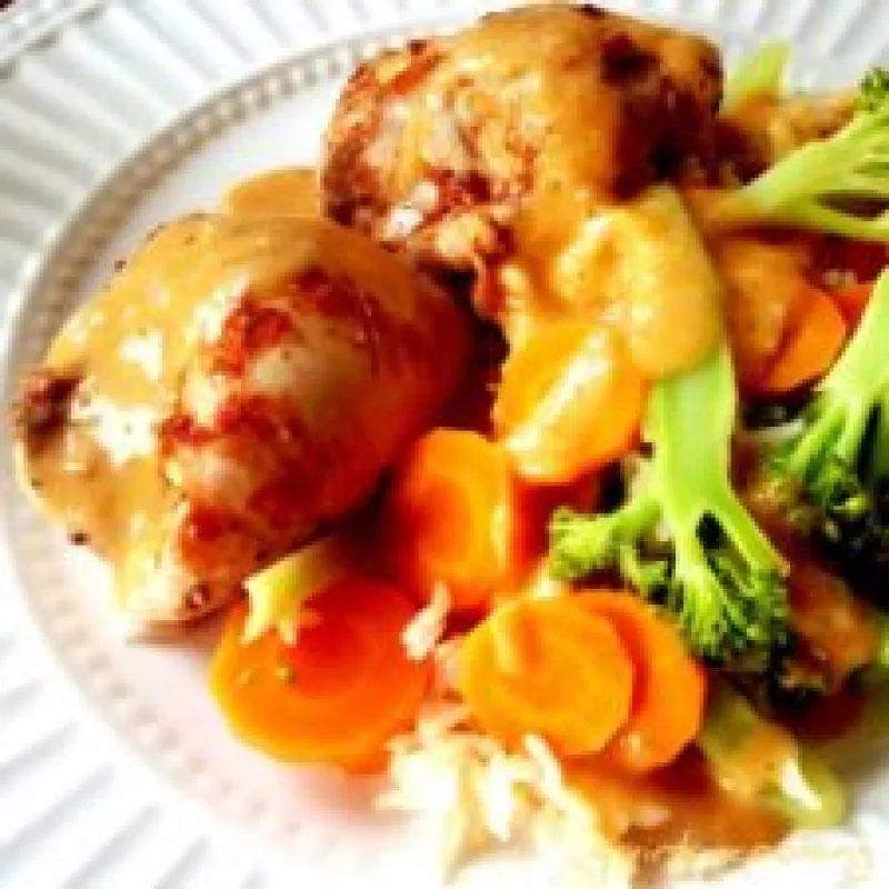 Spicy BBQ Chicken All-in-One Dinner