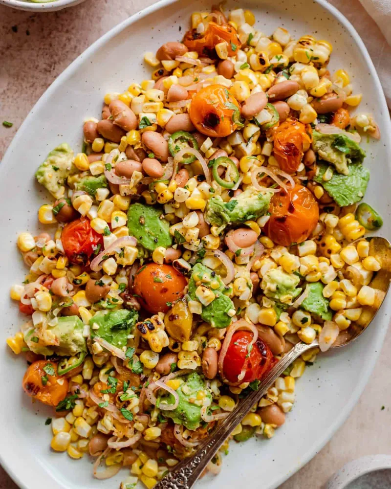 Grilled Corn Salad