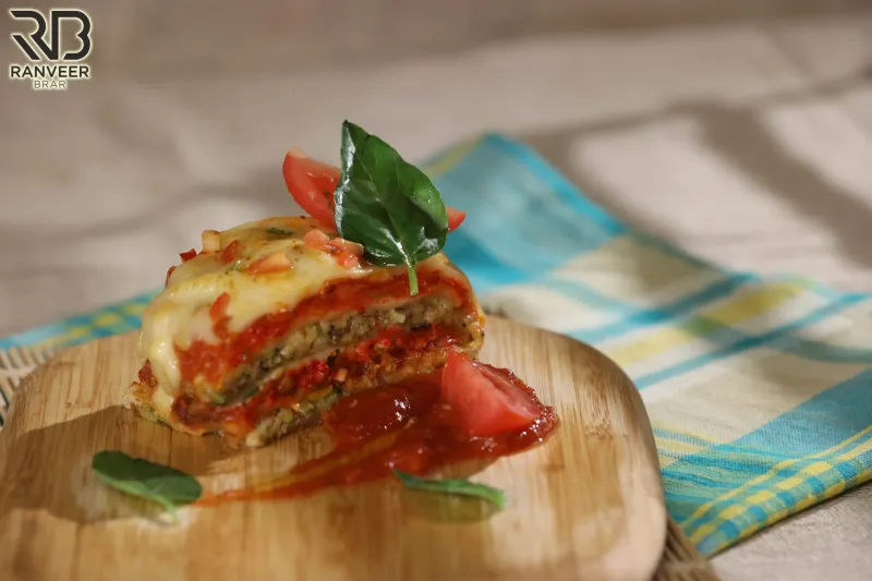 Cheese n Veg Lasagna No Oven ब्रेड से बनाएं आसान पास्ता Cheesy Lasagna in pan