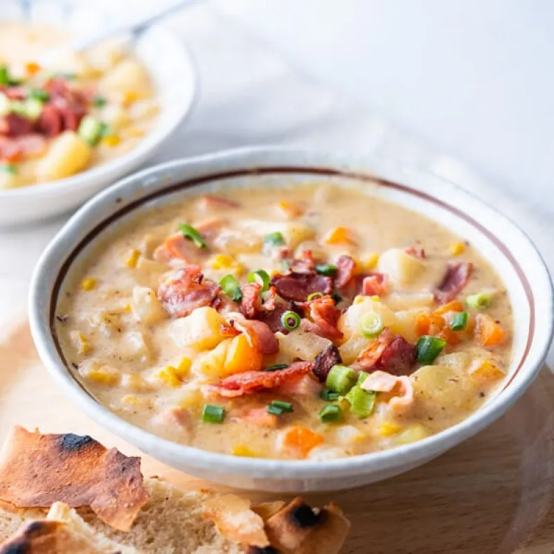 Cheesy Ham Chowder