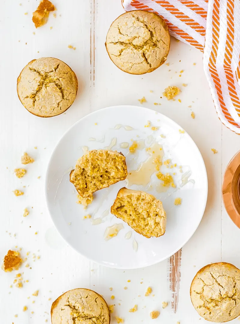 Gluten Free Cornbread Muffins (One Bowl!)