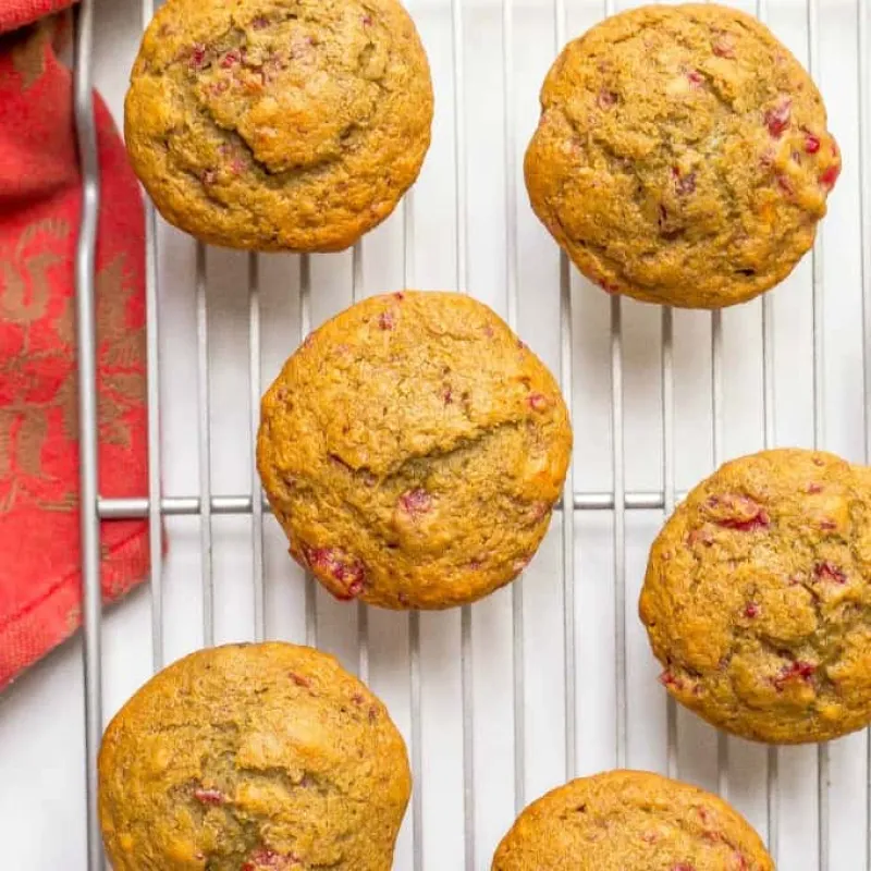 Cranberry Sauce Muffins