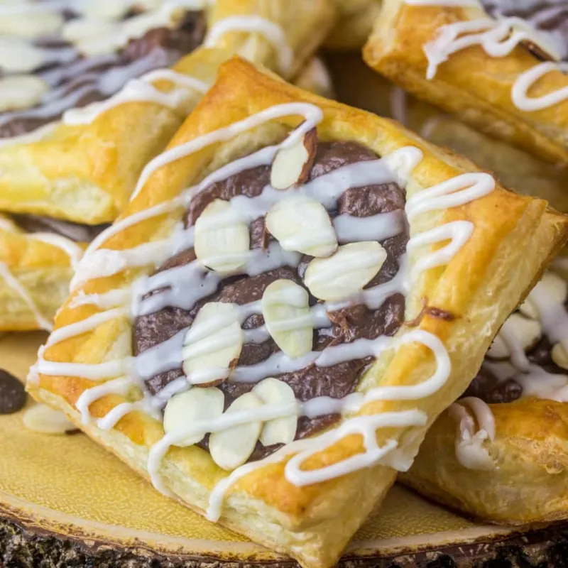 Chocolate Almond Danishes