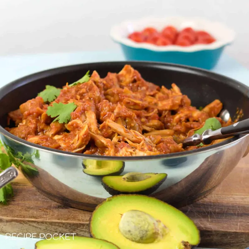 Easy Chicken Tinga De Pollo Recipe