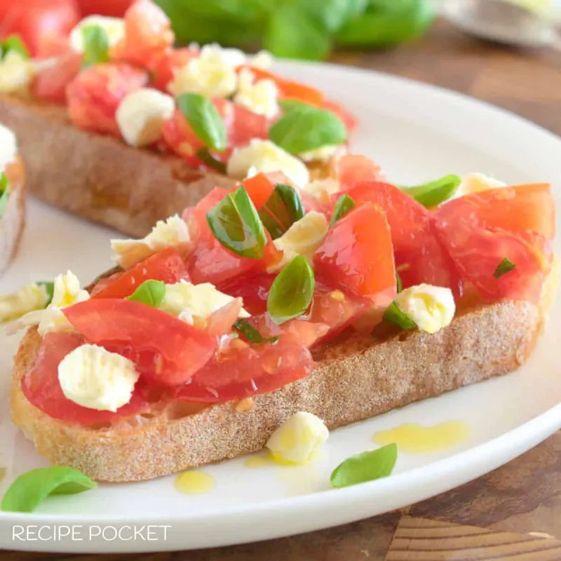 Bruschetta With Mozzarella