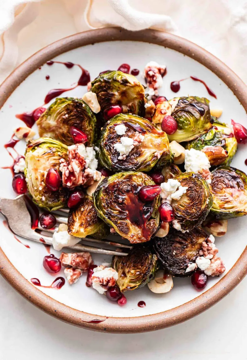 Pomegranate Brussels Sprouts