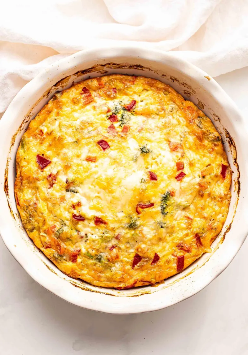 Broccoli Crustless Quiche
