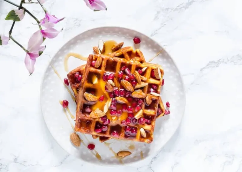 Coconut Mango Waffles – West African Flavours