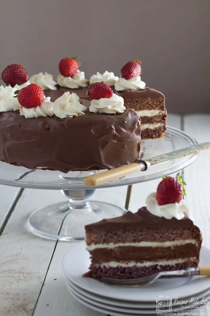Chocolate truffle cake