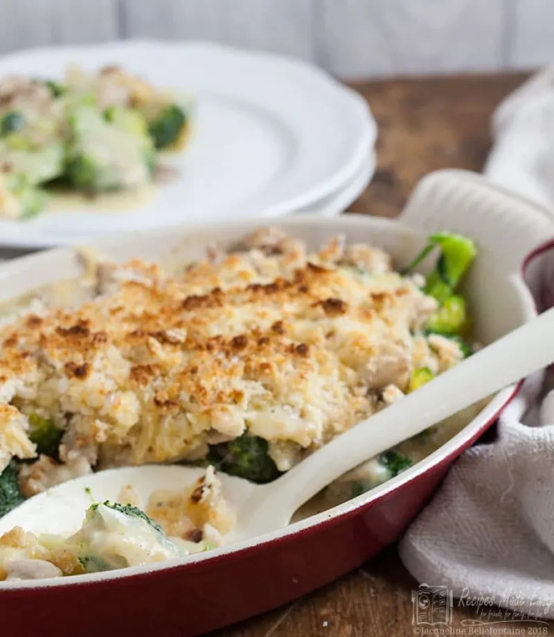 Chicken and Broccoli Au Gratin