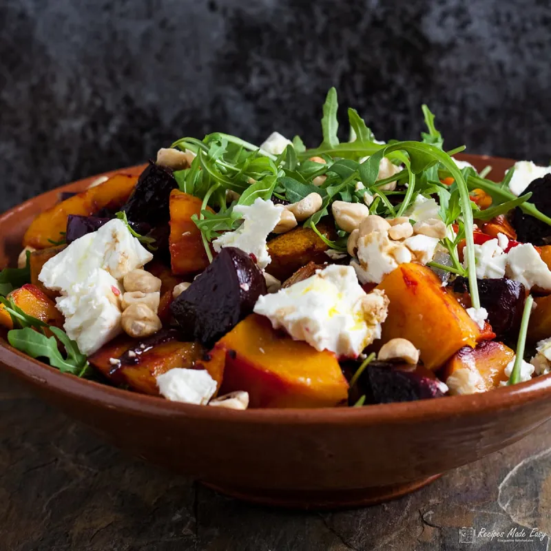 Beetroot Squash and Feta Salad