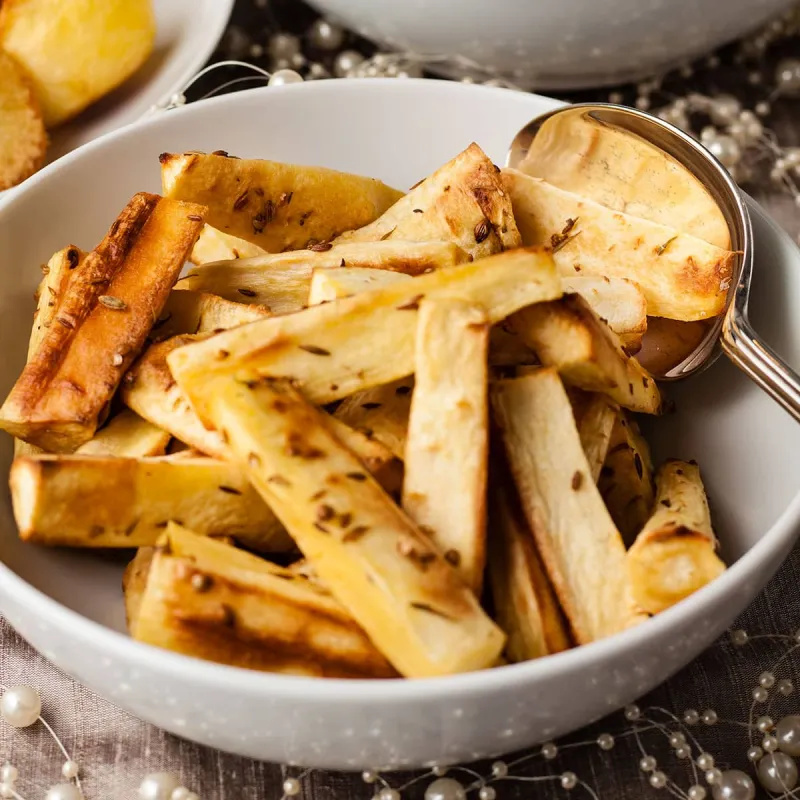 Spiced Roast Parsnips