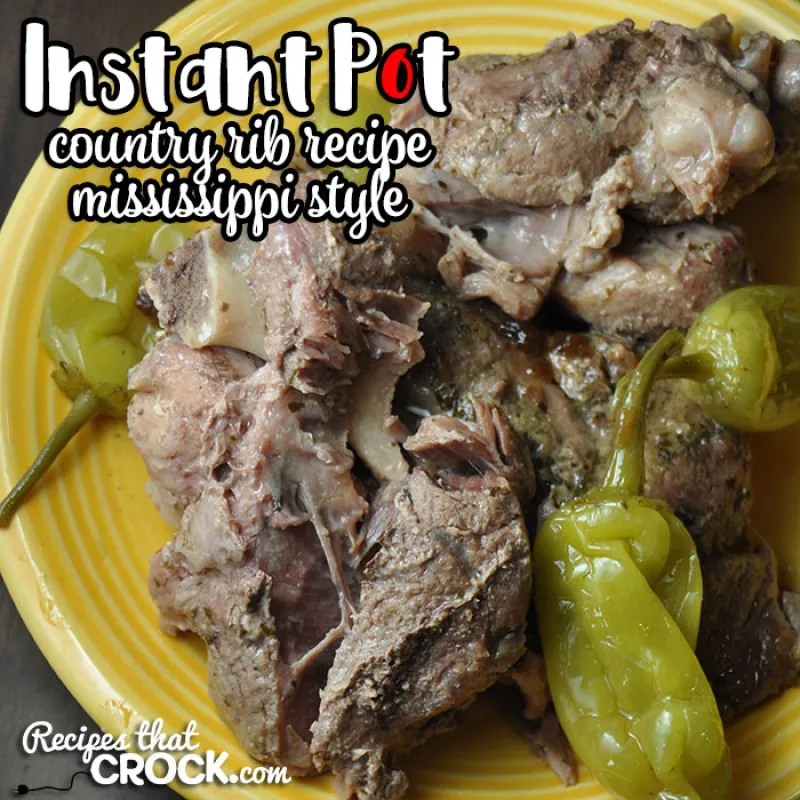 Instant Pot Country Ribs {Mississippi Style}