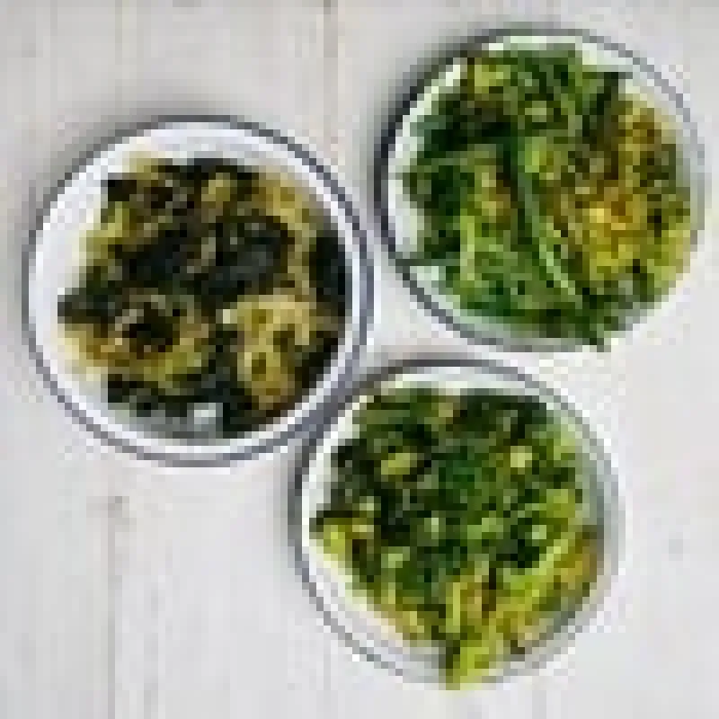 3 greens in a pan - 3 ideas