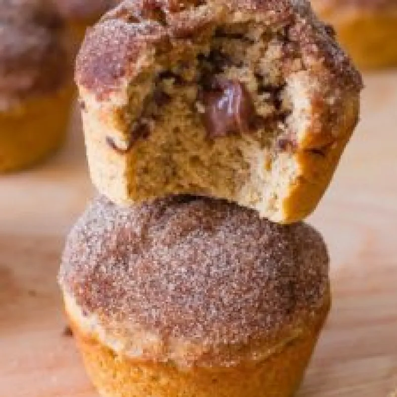 Nutella-Stuffed Cinnamon Sugar Muffins