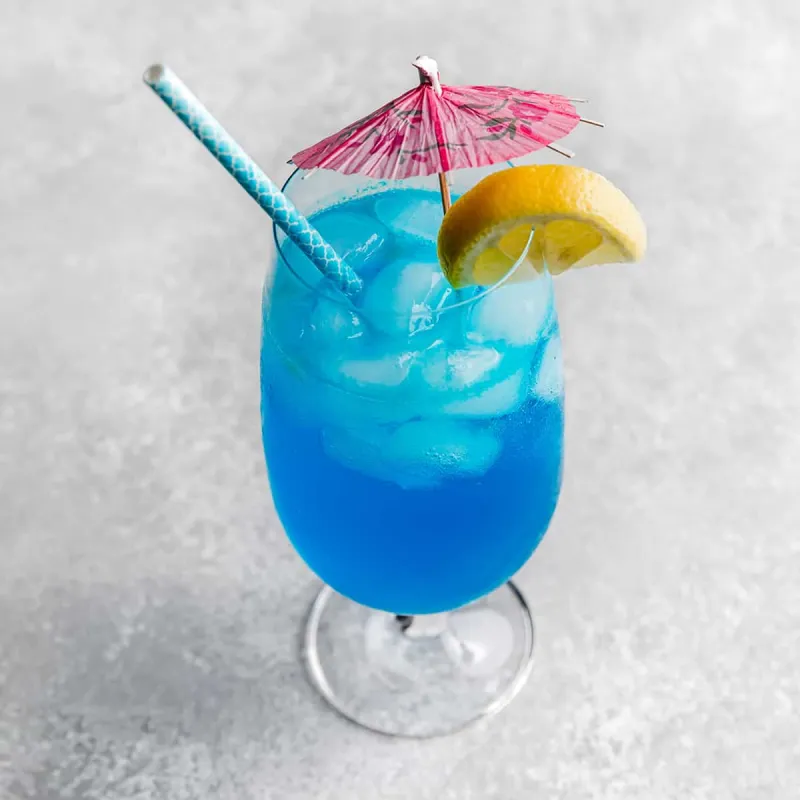 Blue Lagoon Mocktail