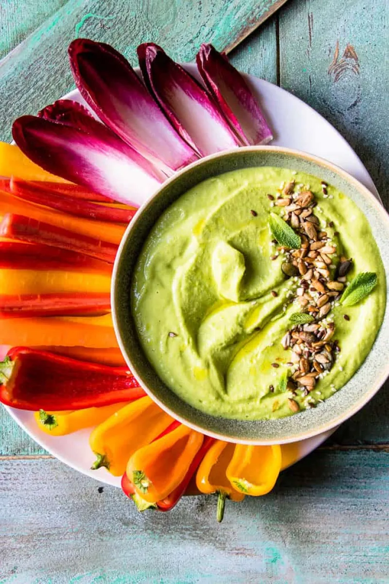 Green Pea and Mint Hummus