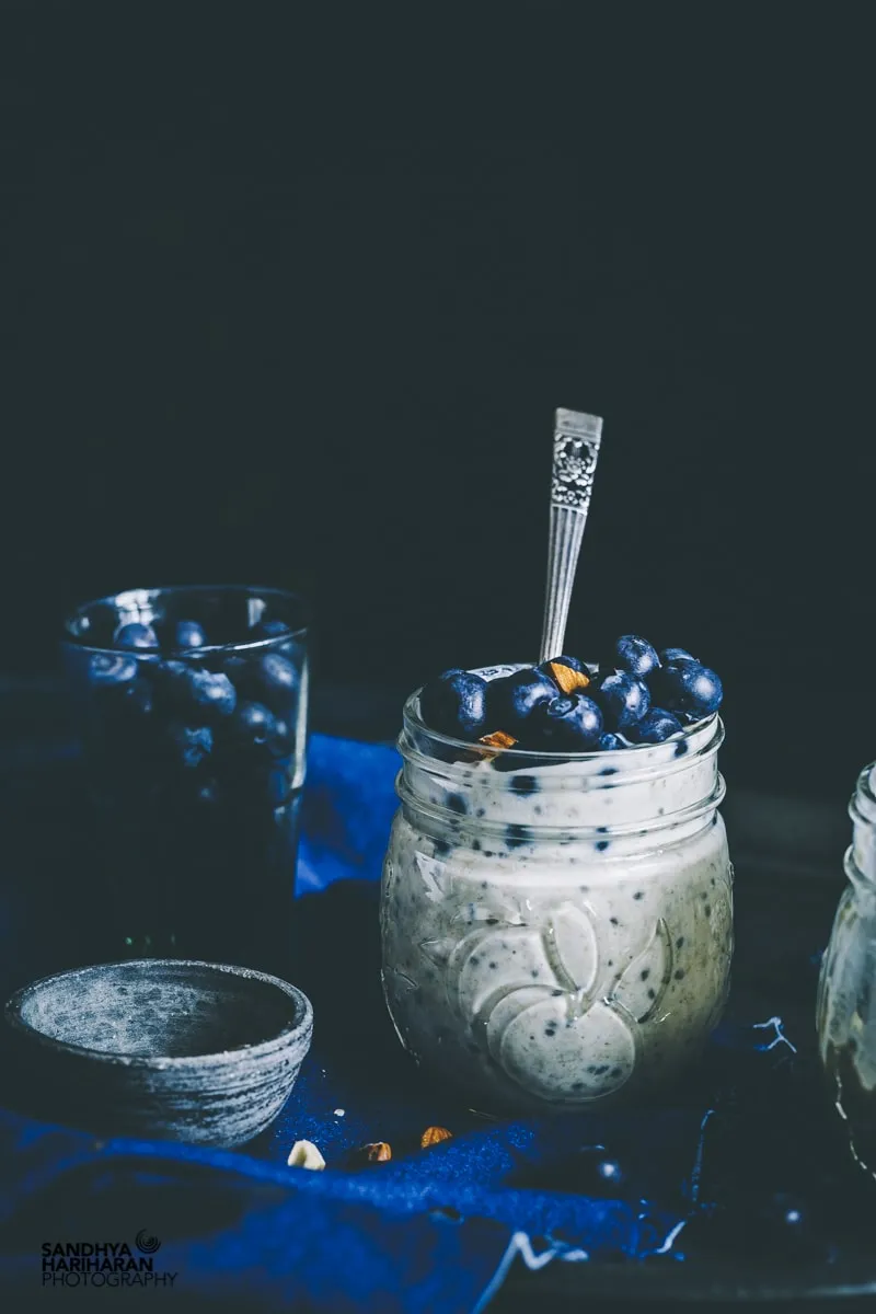 Blueberry Chia Overnight Oats
