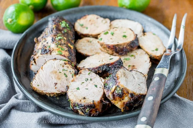 Grilled Mojo-Marinated Pork Tenderloin