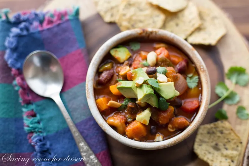 Butternut Cashew Chili