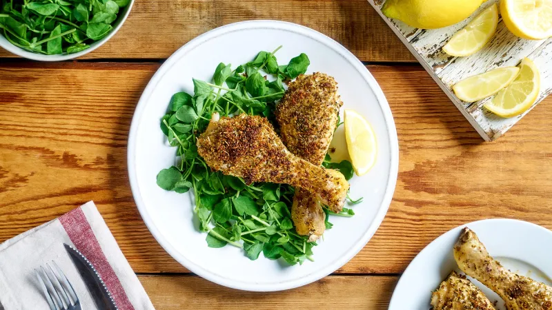 BBQ Chicken with a Garlic & Herb Rub