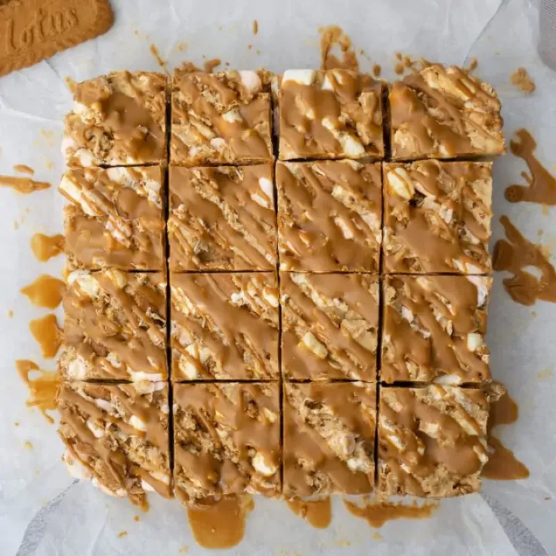 Super Easy Biscoff Rocky Road Recipe