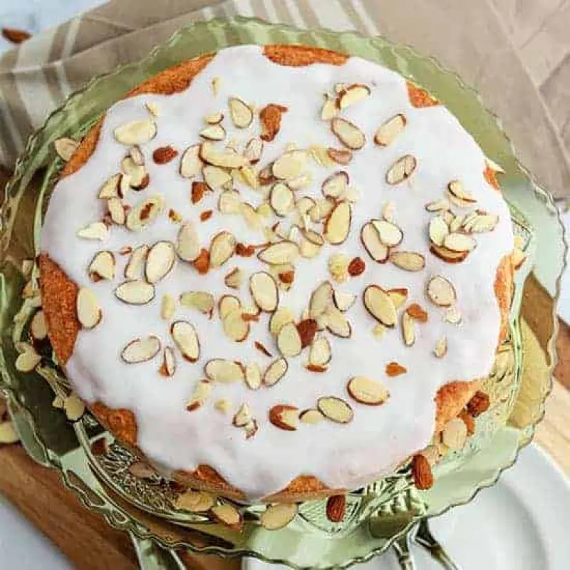 Sugar Free Almond Cake with Almond Flour