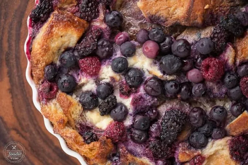 Berry Bread Pudding