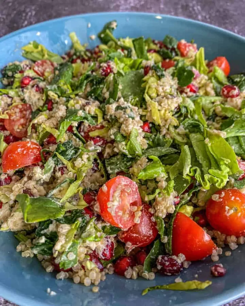 Quinoa & Hummus Salad (Vegan)