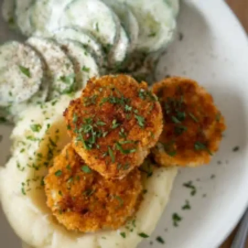 Baked Chicken Rissoles