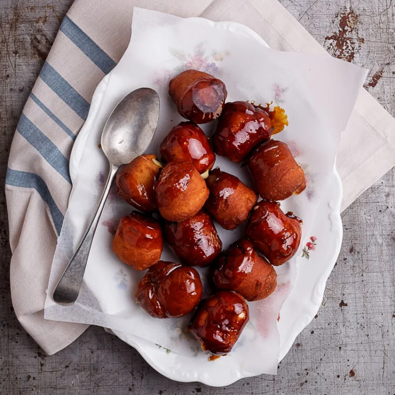 Crème brûlée doughnuts