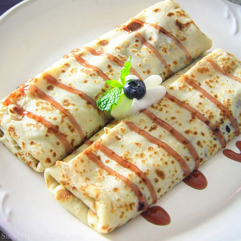 Blueberry Crepes