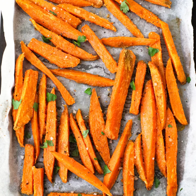 Crispy Baked Sweet Potato Fries