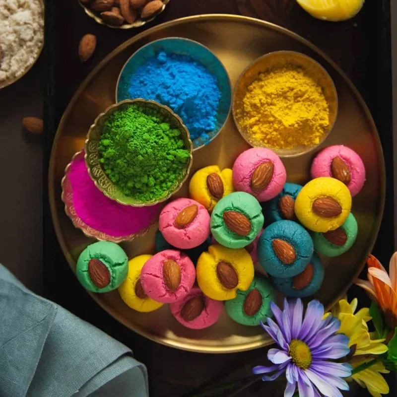 Thandai Spiced Nankhatai