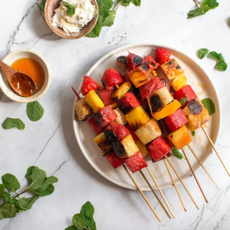 Grilled Fruit Kabobs