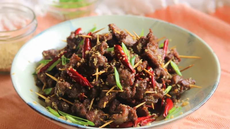 Toothpick Beef (牙签牛肉)