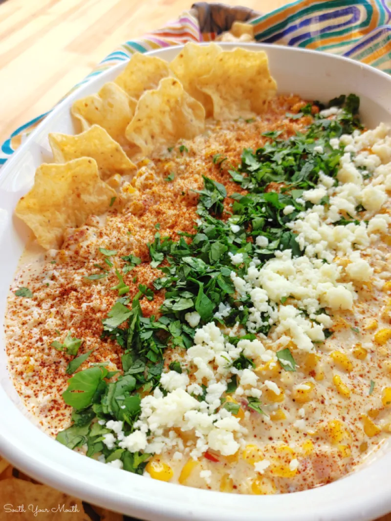 Crock Pot Mexican Street Corn Dip