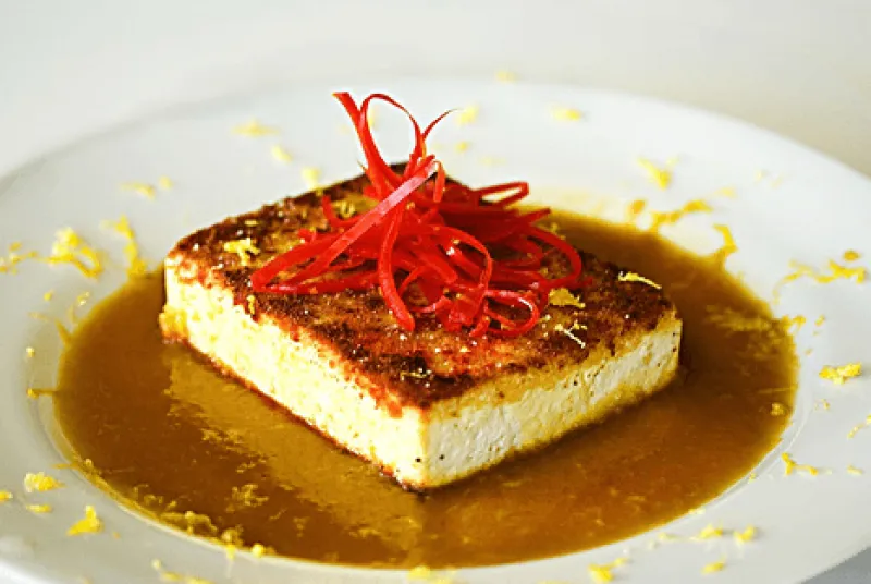 Crispy Tofu with Citrus Soy