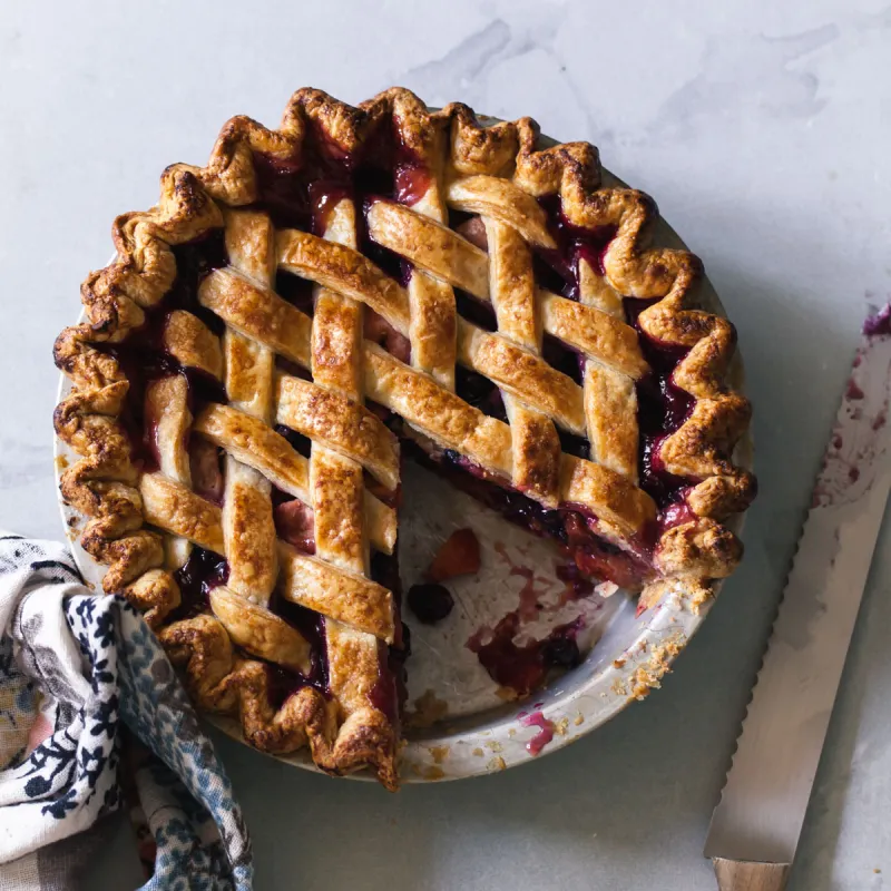 Blueberry Peach Pie