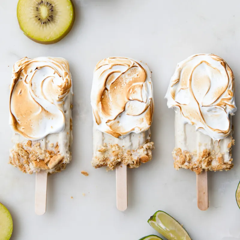 Kiwi Lime Popsicles
