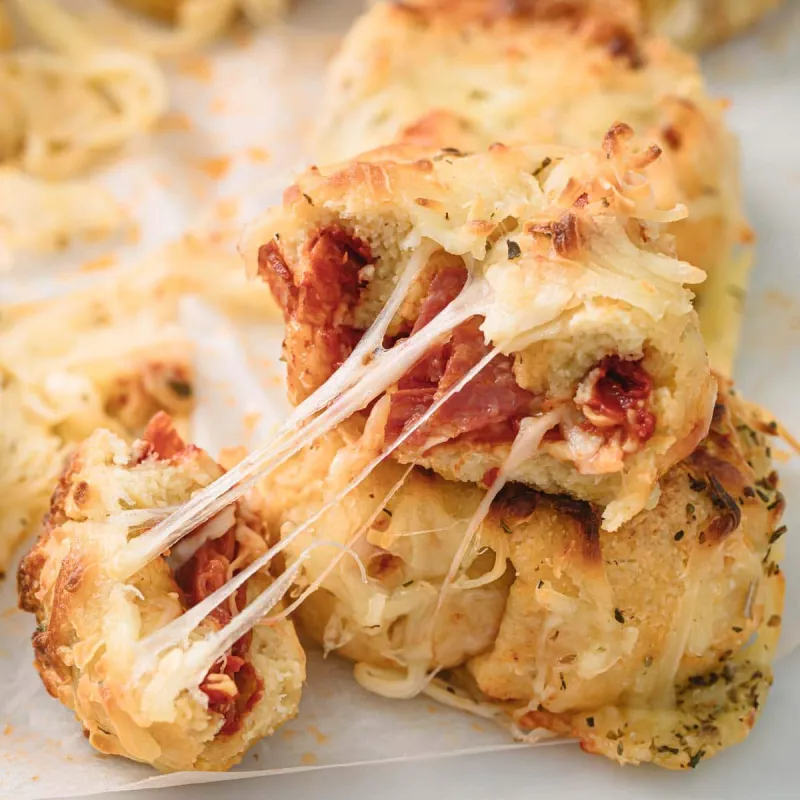 Low Carb Keto Pizza Rolls