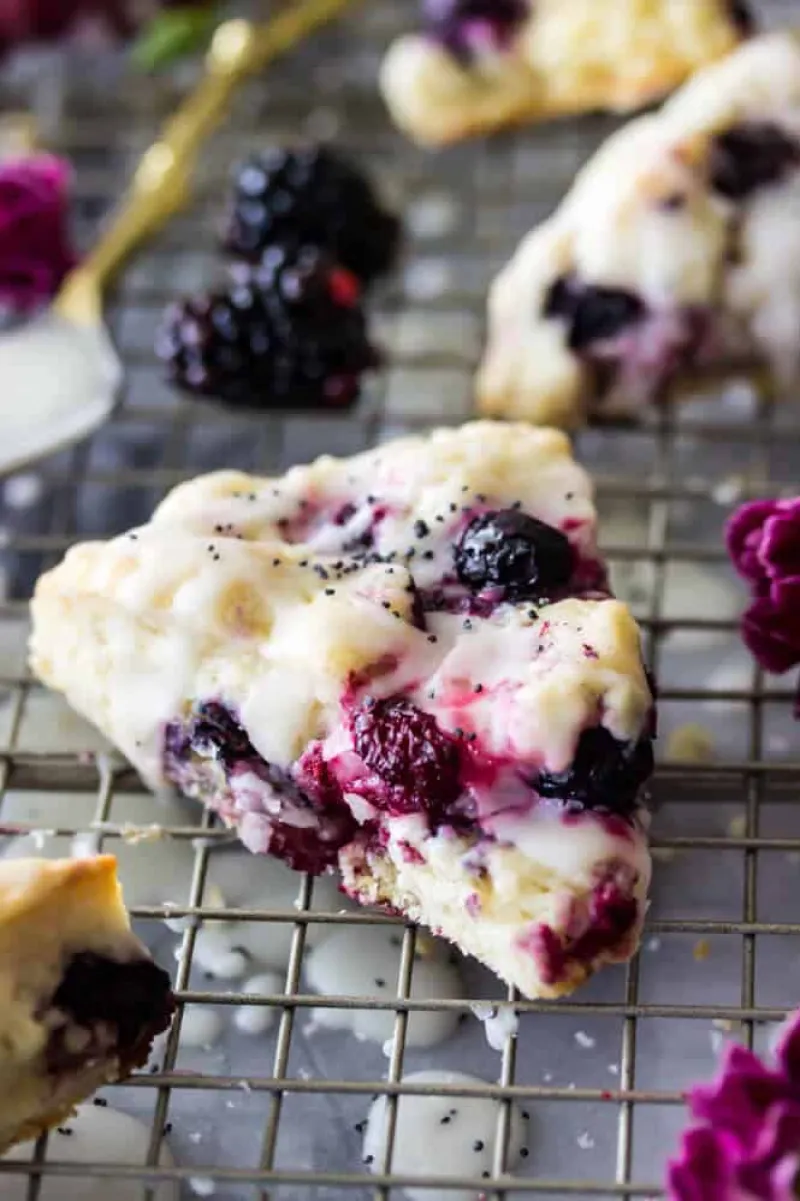 Triple Berry Scones