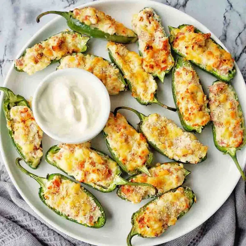Air Fryer Stuffed Jalapenos