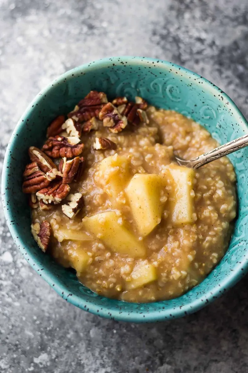 Maple Apple Steel Cut Oats