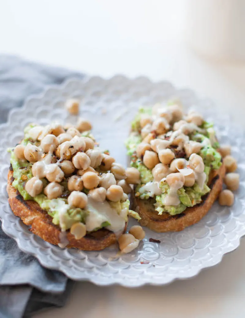 Chickpea Avocado Toast | High Protein Vegan Meals | Recipes & Video