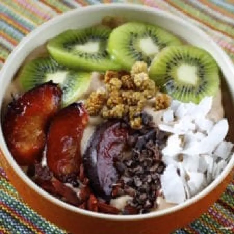 Cacao Banana Ice Cream (raw, low-fat)